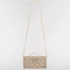 Túi Xách Dior Or My Dior Mini Bag Caramel Beige Microbead-Embroidered Cotton with Cannage Motif JJT170 2026