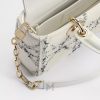 Túi Xách Đeo Chéo Dior Small Lady D-Joy Bag White and Blue Cannage Cotton Bouclé JJT197 2026