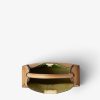 Túi xách da Fendi Way màu nâu nội thất xanh lá MHH094 2026 Túi xách da Fendi Way màu nâu nội thất xanh lá MHH094 2026