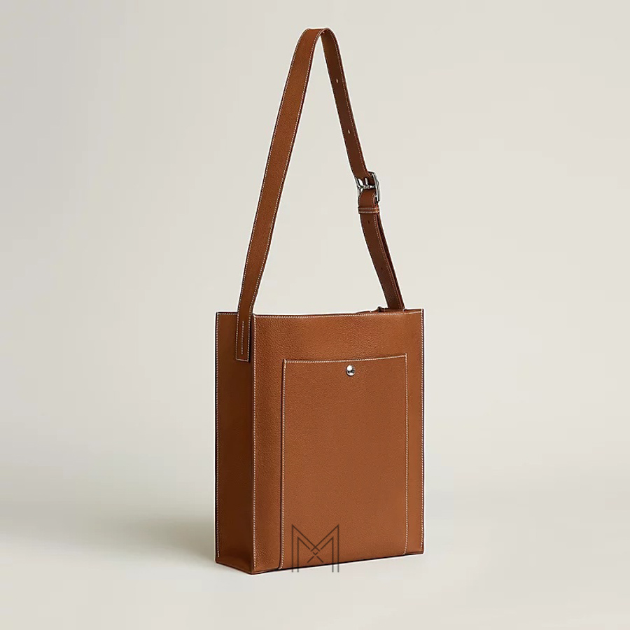 Túi đeo chéo Hermes Cab'H màu nâu authentic MTH088 2026 Túi đeo chéo Hermes Cab'H màu nâu authentic MTH088 2026