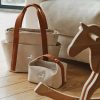 Túi xách Hermes Cabriole nappy màu be quai nâu MTH015 2026