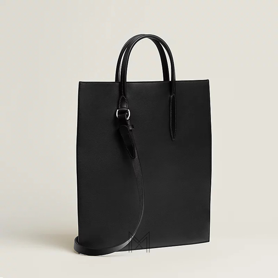 Túi xách Hermes Harnacheur da bê Evergrain & da bò Hunter màu đen MTH096 2026 Túi xách Hermes Harnacheur da bê Evergrain & da bò Hunter màu đen MTH096 2026