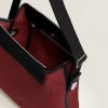Túi đeo chéo Hermes R.M.S 12H màu đỏ quai đen chính hãng MTH069 2026 Túi đeo chéo Hermes R.M.S 12H màu đỏ quai đen chính hãng MTH069 2026