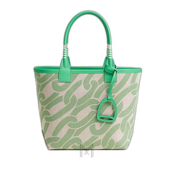 Túi Hermes Steeple 28 màu xanh hoạ tiết MTH070