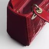 Túi Xách Mini Lady Dior Bag Cherry Red Patent Cannage Calfskin JTT031 2026