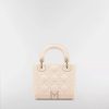 Túi Xách Đeo Chéo Mini Lady Dior Bag Sandstone Pink Cannage Lambskin JTT040 2026