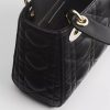 Túi Xách Đeo Chéo Mini Lady Dior Bag with Chain Black Cannage Lambskin JTT048 2026