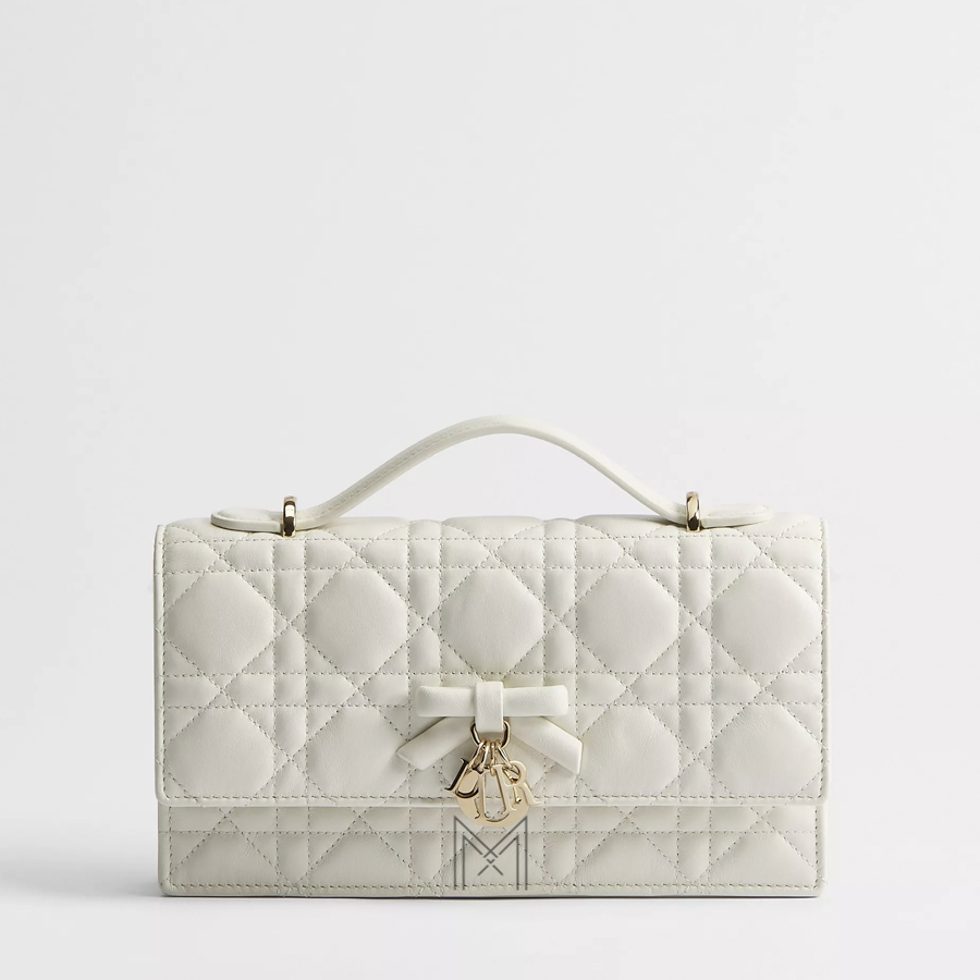 Túi Xách Đeo Chéo My Dior Mini Bag Latte Cannage Lambskin JJT163 2026 Túi Xách Đeo Chéo My Dior Mini Bag Latte Cannage Lambskin JJT163 2026