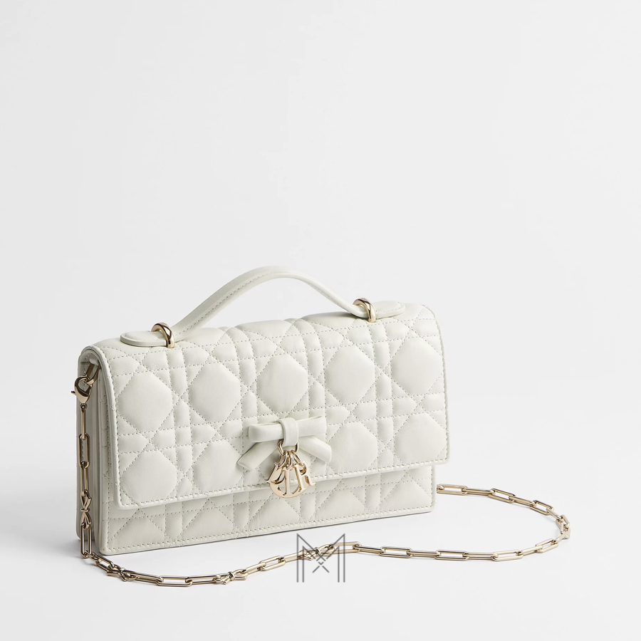 Túi Xách Đeo Chéo My Dior Mini Bag Latte Cannage Lambskin JJT163 2026 Túi Xách Đeo Chéo My Dior Mini Bag Latte Cannage Lambskin JJT163 2026