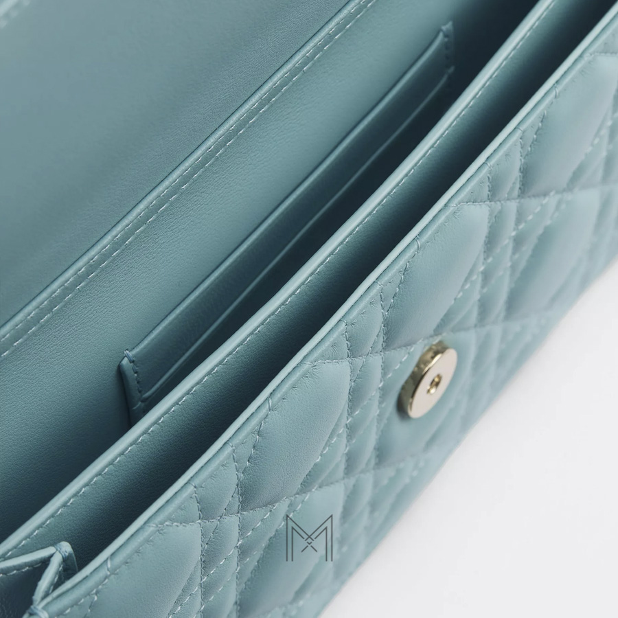Túi Xách Đeo Chéo My Dior Mini Bag Tourmaline Blue Cannage Lambskin JJT161 2026 Túi Xách Đeo Chéo My Dior Mini Bag Tourmaline Blue Cannage Lambskin JJT161 2026