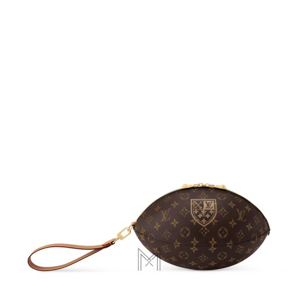 Túi Xách Nam LV Rugby Clutch Nâu Monogram Chính Hãng VLV117