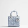 Túi Xách Đeo Chéo Small Lady Dior Bag with Strap Ice Blue Cannage Lambskin JTT115 2026 Túi Xách Đeo Chéo Small Lady Dior Bag with Strap Ice Blue Cannage Lambskin JTT115 2026