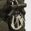 Túi Xách Đeo Chéo Small Lady Dior Bag with Strap Khaki Multicolor Cannage Tweed Embroidered with Sequins JTT116 2026 Túi Xách Đeo Chéo Small Lady Dior Bag with Strap Khaki Multicolor Cannage Tweed Embroidered with Sequins JTT116 2026