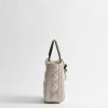 Túi Xách Đeo Chéo Small Lady Dior Bag with Strap Two-Tone Craie and Khaki Cannage Lambskin JTT114 2026 Túi Xách Đeo Chéo Small Lady Dior Bag with Strap Two-Tone Craie and Khaki Cannage Lambskin JTT114 2026