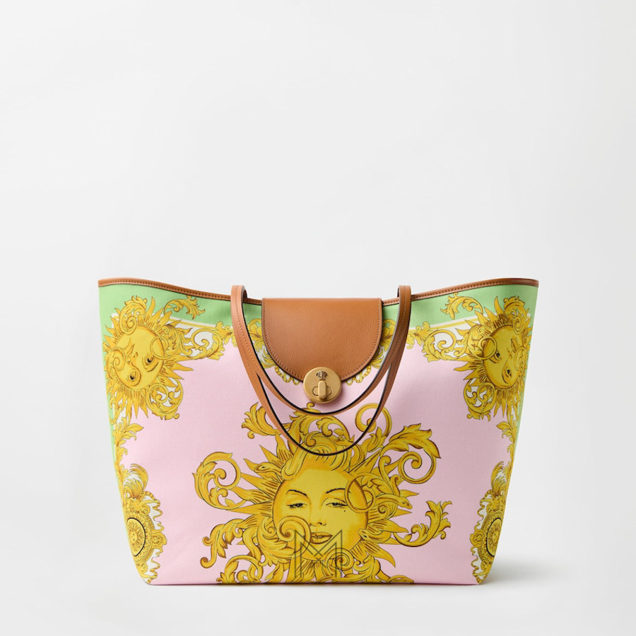 Túi xách Versace canvas tote hoạ tiết Vivian chính hãng MTV124 2026 Túi xách Versace canvas tote hoạ tiết Vivian chính hãng MTV124 2026