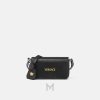 Túi đeo chéo mini Versace Tag Nappa màu đen authentic MTV022 2026 Túi đeo chéo mini Versace Tag Nappa màu đen authentic MTV022 2026