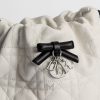 Túi Đeo Chéo Dior Adiorable Mini Bucket Bag Two-Tone Latte And Black Cannage Lambskin JTT133 2026 Túi Đeo Chéo Dior Adiorable Mini Bucket Bag Two-Tone Latte And Black Cannage Lambskin JTT133 2026