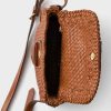 Túi đeo chéo Prada Woven authentic màu nâu đan chéo MHTP199 2026 Túi đeo chéo Prada Woven authentic màu nâu đan chéo MHTP199 2026