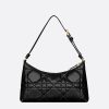 Túi Xách Dior Miss Caro Hobo Mini Bag Black Macrocannage Lambskin JJT221 2026