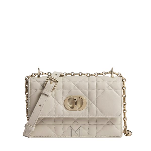 Túi Xách Dior Miss Caro Mini Bag Craie Macrocannage Lambskin JTT056