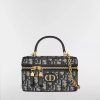 Túi Xách Đeo Chéo Dior 30 Montaigne Mini Vanity Case Blue Dior Oblique Jacquard JTT025 2026 Túi Xách Đeo Chéo Dior 30 Montaigne Mini Vanity Case Blue Dior Oblique Jacquard JTT025 2026