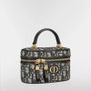 Túi Xách Đeo Chéo Dior 30 Montaigne Mini Vanity Case Blue Dior Oblique Jacquard JTT025 2026 Túi Xách Đeo Chéo Dior 30 Montaigne Mini Vanity Case Blue Dior Oblique Jacquard JTT025 2026
