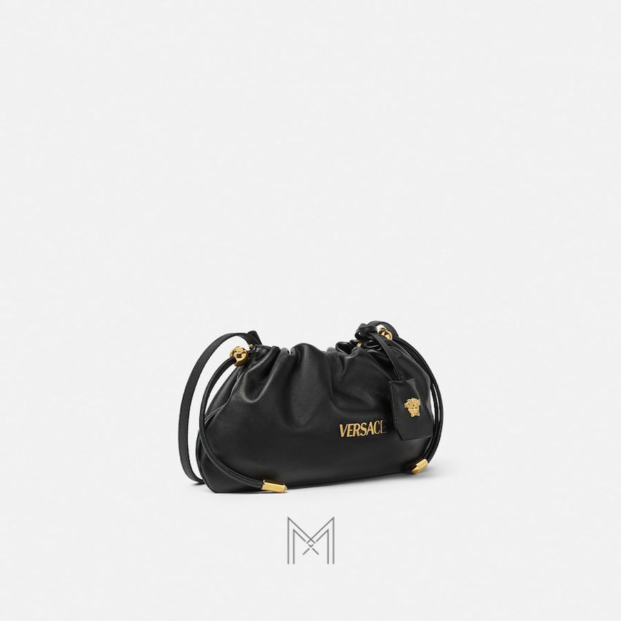 Túi xách Versace màu đen da Nappa chính hãng MTV012 2026 Túi xách Versace màu đen da Nappa chính hãng MTV012 2026