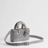 Túi Xách Dior Mini Lady D-Joy Bag Silver-Tone Lambskin and Strass JTT079 2026