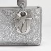 Túi Xách Dior Mini Lady D-Joy Bag Silver-Tone Lambskin and Strass JTT079 2026