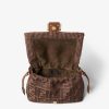 Túi xách Fendi Baguette màu nâu hoạ tiết FF chính hãng MHH072 2026