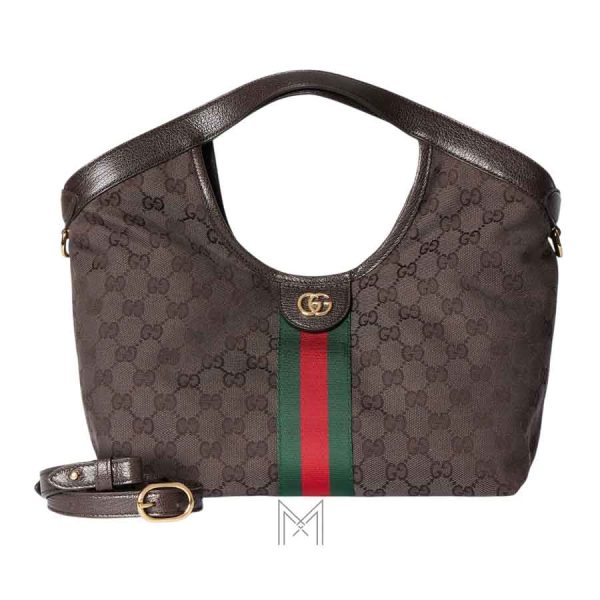 Túi xách Gucci Giglio màu nâu sẫm chính hãng MHTG066