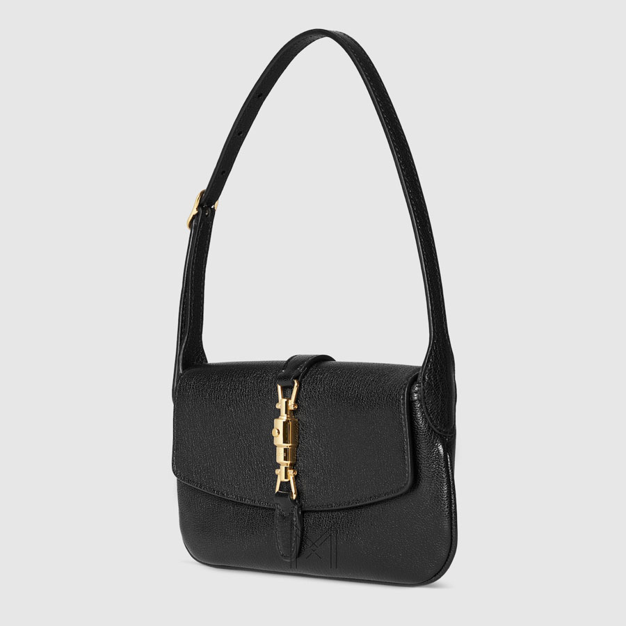 Túi kẹp nách Gucci Jackie màu đen khóa vàng chính hãng MHTG060 2026 Túi kẹp nách Gucci Jackie màu đen khóa vàng chính hãng MHTG060 2026