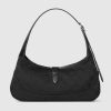 Túi kẹp nách Gucci Jackie Slim màu đen khóa bạc chính hãng MHTG074 2026