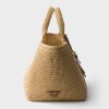 Túi xách Prada Crochet màu nâu nhạt chính hãng MHTP129 2026 Túi xách Prada Crochet màu nâu nhạt chính hãng MHTP129 2026