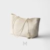Túi xách Prada Woven Large màu trắng chính hãng MHTP247 2026