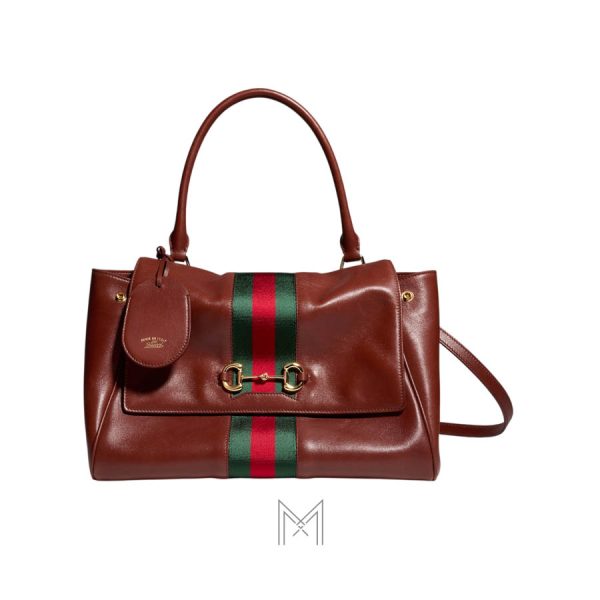 Túi xách Gucci Paparazzo màu nâu gạch chính hãng MHTG144
