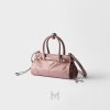 Túi xách Prada Bonnie small da màu hồng phấn chính hãng MHTP113 2026