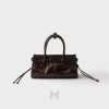 Túi xách Prada Bonnie small da màu nâu đậm chính hãng MHTP114 2026