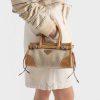 Túi xách Prada Bonnie small linen màu nâu chính hãng MHTP101 2026