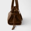 Túi xách Prada Bonnie small màu nâu da lộn chính hãng MHTP111 2026 Túi xách Prada Bonnie small màu nâu da lộn chính hãng MHTP111 2026