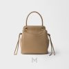 Túi xách đeo chéo Prada Carry màu be chính hãng MHTP093 2026