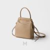 Túi xách đeo chéo Prada Carry màu be chính hãng MHTP093 2026