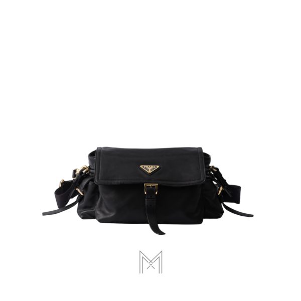 Túi xách đeo chéo Prada Explore Medium chính hãng màu đen MHTP166