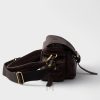 Túi xách đeo chéo Prada Explore Medium chính hãng màu nâu đậm MHTP165 2026