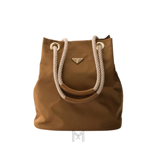 Túi xách Prada Mariner màu nâu caramel chính hãng MHTP098
