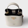 Túi xách mini Prada Panier chính hãng màu trắng logo vàng MHTP226 2026 Túi xách mini Prada Panier chính hãng màu trắng logo vàng MHTP226 2026