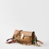 Túi xách đeo chéo Prada Soft authentic màu nâu dây xích vàng MHTP235 2026 Túi xách đeo chéo Prada Soft authentic màu nâu dây xích vàng MHTP235 2026