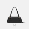 Túi xách bowling Versace Tag Nappa màu đen chính hãng MTV040 2026 Túi xách bowling Versace Tag Nappa màu đen chính hãng MTV040 2026