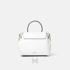 Túi xách da Versace La Medusa màu trắng chính hãng MTV232 2026