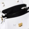 Túi xách da Versace La Medusa màu trắng chính hãng MTV232 2026